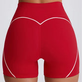 Peach Hip High Waist Running Training Shorts Hip Lifting Nude Feel - Unique Trends