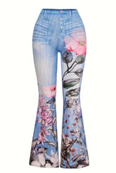 Women's Printed Polyester Jeans UniqueTrends