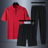 Casual Ice Silk Quick-drying Three-piece Suit For Men UniqueTrends