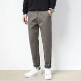 Men's Business Woolen Straight Casual Pants UniqueTrends
