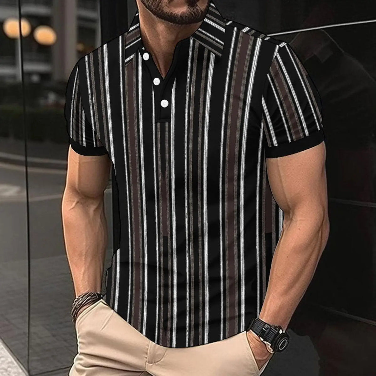 Fashion Casual Men's American Printed Short Sleeve UniqueTrends