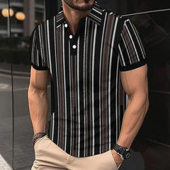 Fashion Casual Men's American Printed Short Sleeve UniqueTrends