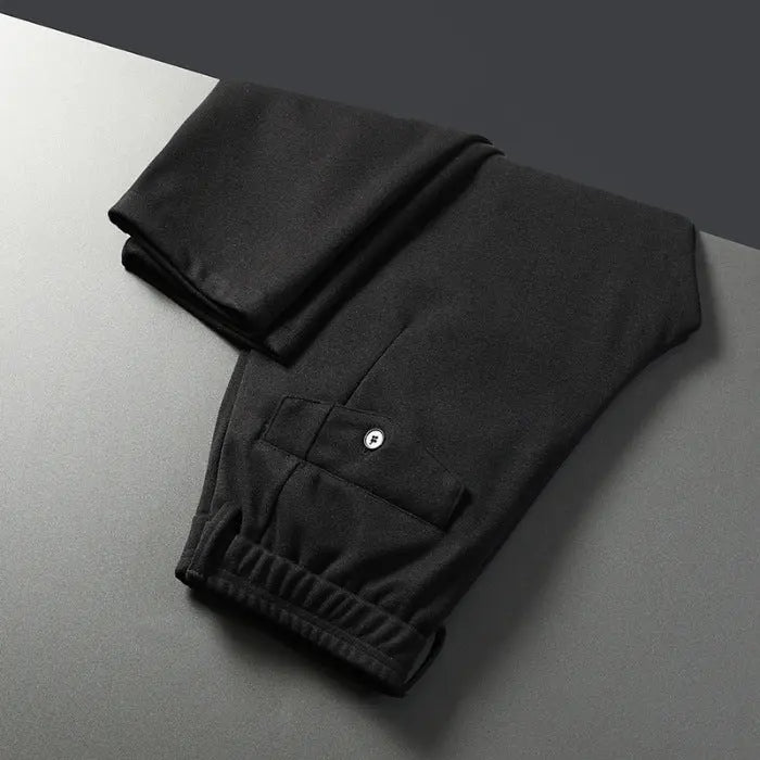 Men's Business Woolen Straight Casual Pants UniqueTrends