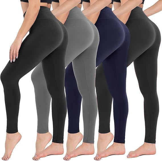 4-piece Yoga Pants  Without Pockets