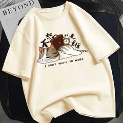 Men's Cartoon Printed T-shirt Casual Top - Unique Trends