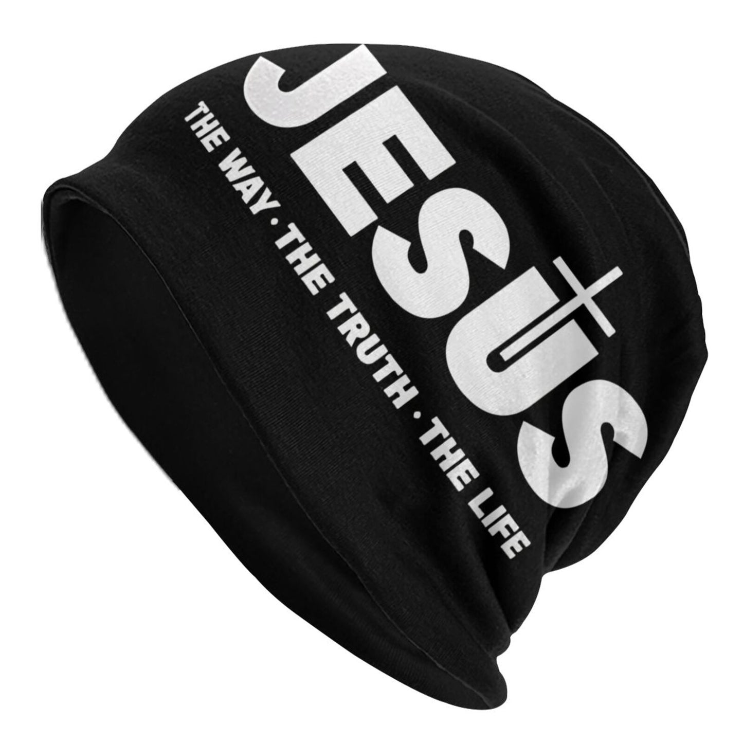 1pc Jesus Christ Bonnet Hats Thin Skullies Beanies Hat With The Way The Truth For Autumn Spring Cycling