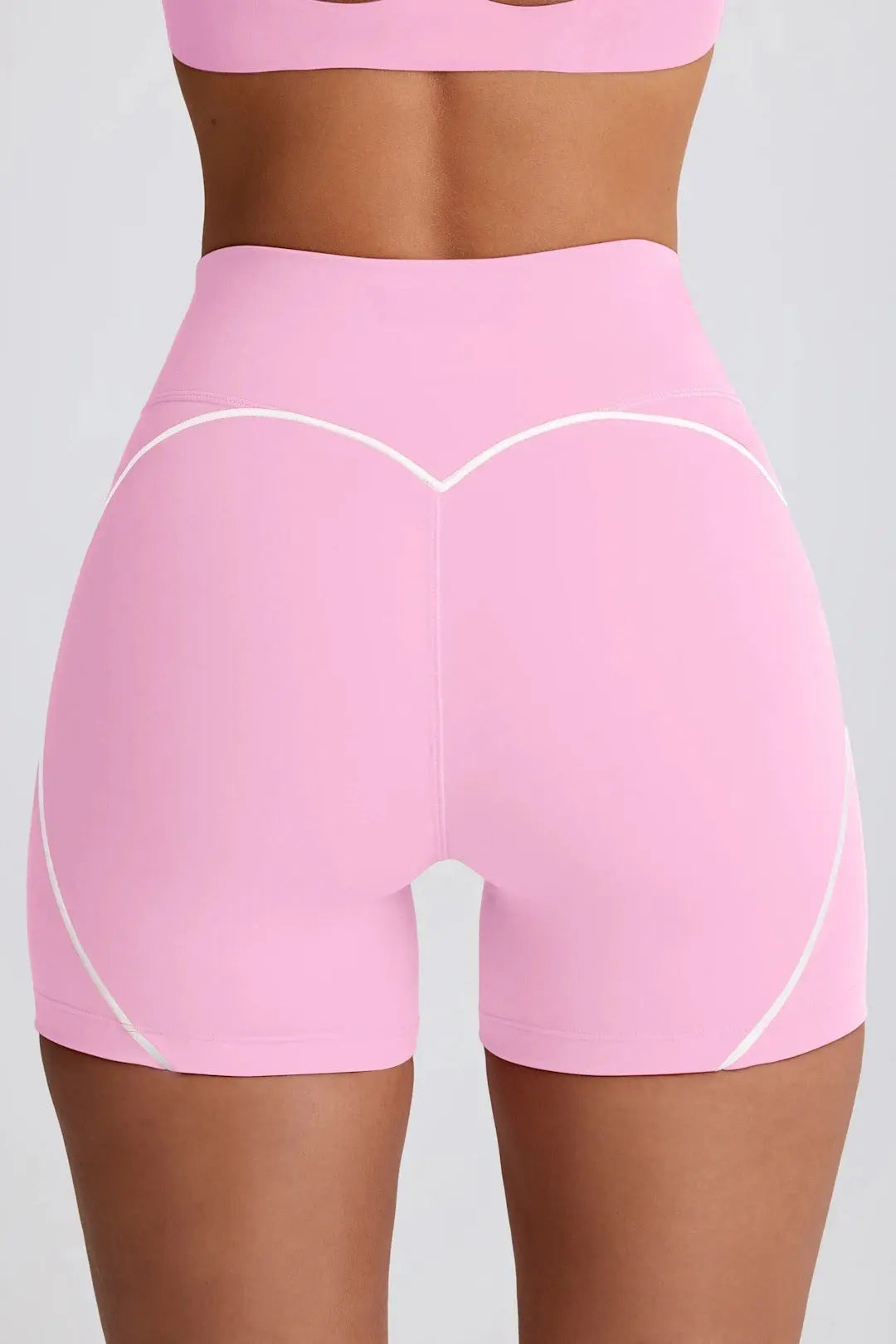 Peach Hip High Waist Running Training Shorts Hip Lifting Nude Feel - Unique Trends