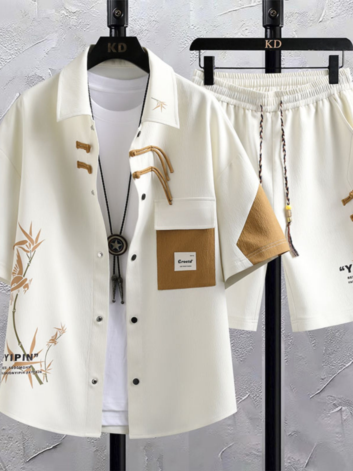 New Chinese Style National Style Men's Summer Short