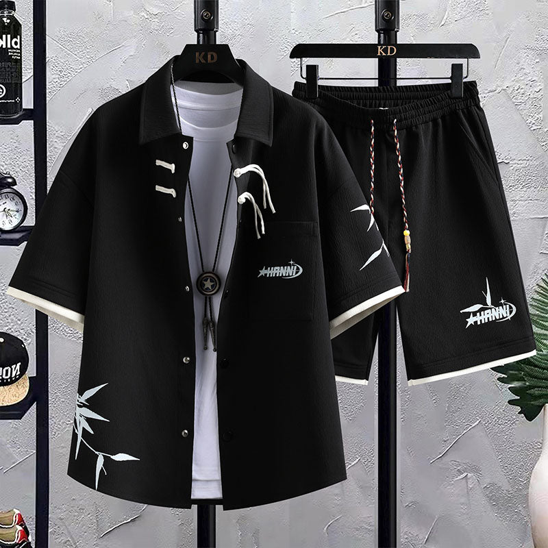 New Chinese Style National Style Men's Summer Short