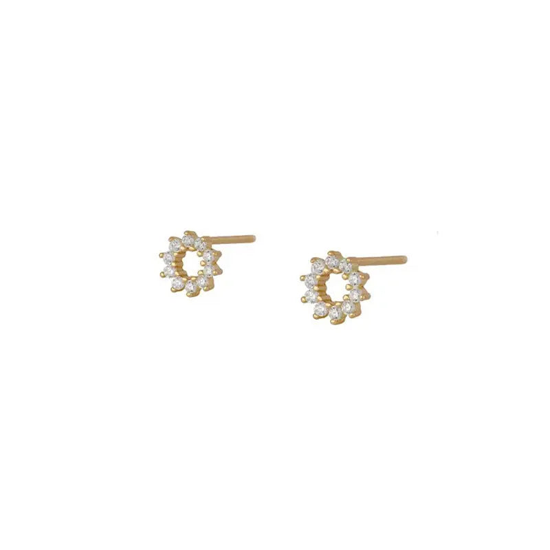 European And American Zircon Ear Clip Eardrops Hours Ear Ring UniqueTrends
