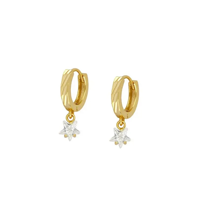 European And American Zircon Ear Clip Eardrops Hours Ear Ring UniqueTrends