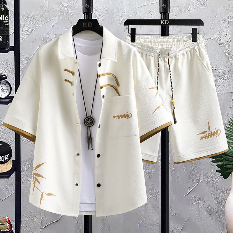 New Chinese Style National Style Men's Summer Short