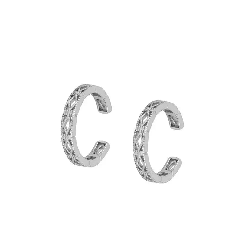 European And American Zircon Ear Clip Eardrops Hours Ear Ring UniqueTrends