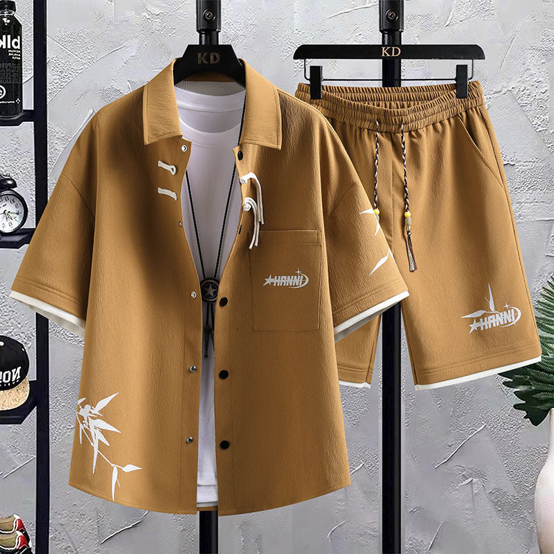 New Chinese Style National Style Men's Summer Short
