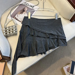 Women's Versatile Design Irregular Ribbon Skirt UniqueTrends