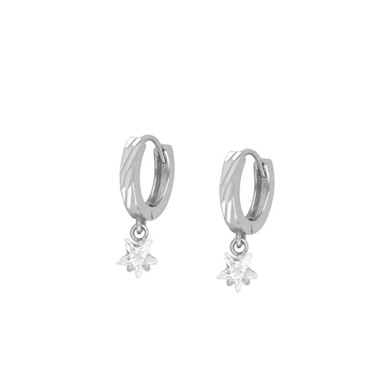 European And American Zircon Ear Clip Eardrops Hours Ear Ring UniqueTrends