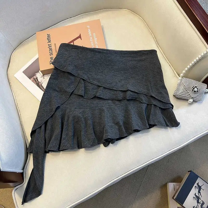 Women's Versatile Design Irregular Ribbon Skirt UniqueTrends