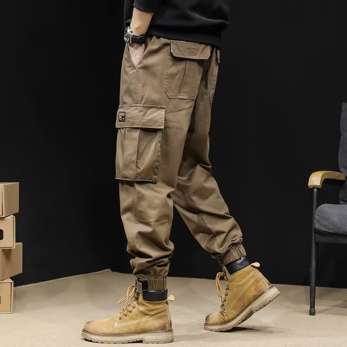 Men's Spring And Summer Casual Pants Plus Size