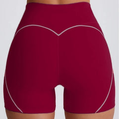 Peach Hip High Waist Running Training Shorts Hip Lifting Nude Feel - Unique Trends