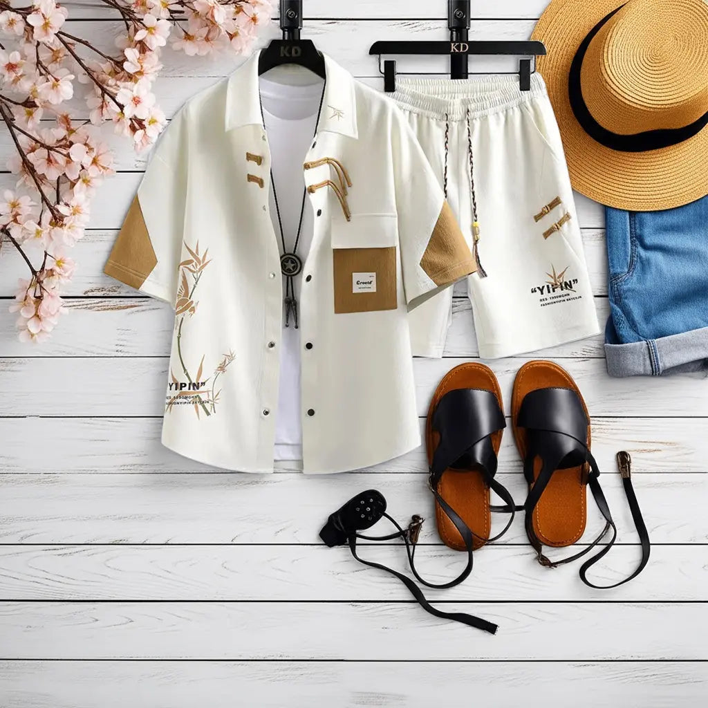 Chinese Style Men's Summer Wear UniqueTrends