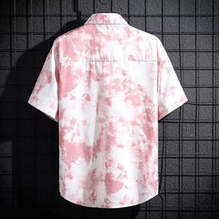 Men's Ice Silk Breathable Summer High-end Printed Shirt UniqueTrends