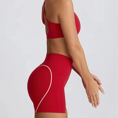 Peach Hip High Waist Running Training Shorts Hip Lifting Nude Feel - Unique Trends