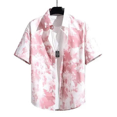 Men's Ice Silk Breathable Summer High-end Printed Shirt UniqueTrends