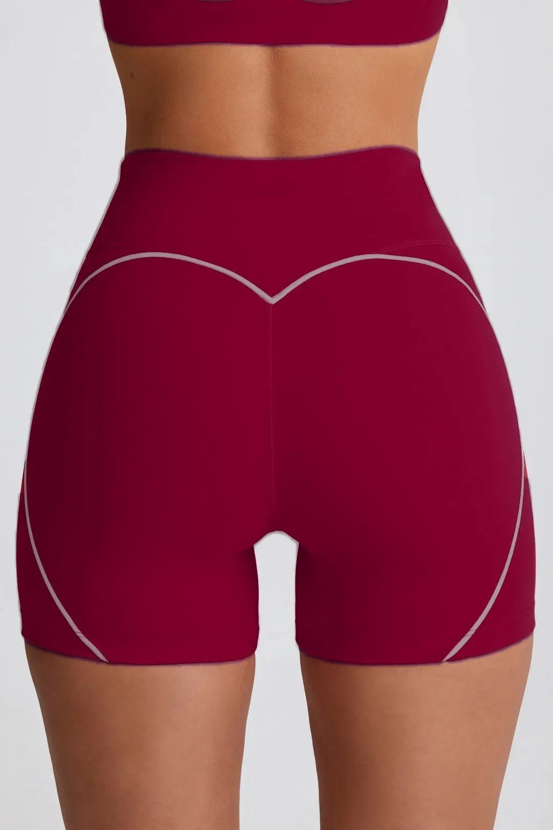 Peach Hip High Waist Running Training Shorts Hip Lifting Nude Feel - Unique Trends