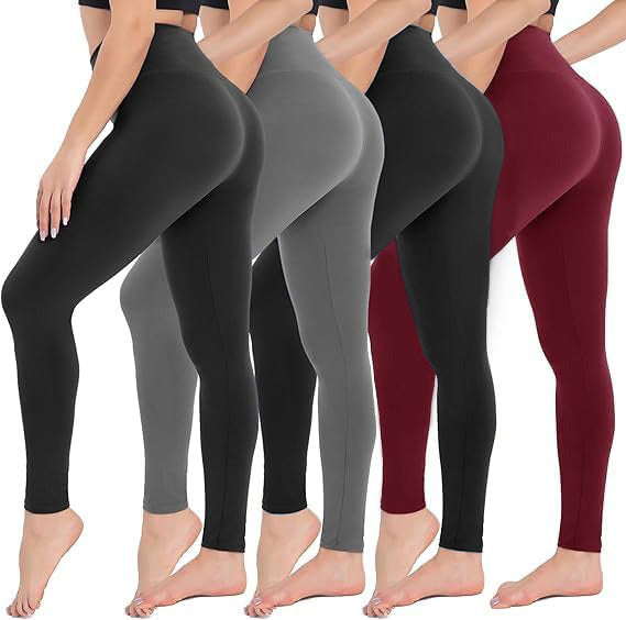 4-piece Yoga Pants  Without Pockets